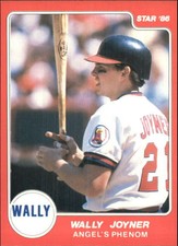 1986 Star Joyner Red #NNO Wally Joyner Angels  C17978 