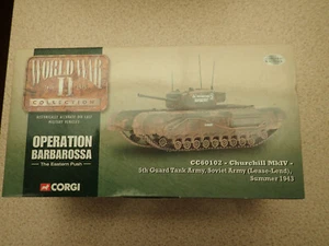 Ltd Edn Corgi WWII 1:50 CC60102 Churchill MKIV Soviet Army Lease 1943 Sealed - Picture 1 of 11