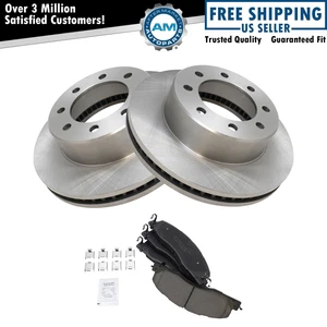 Front Posi Ceramic Disc Brake Pads & Rotors Kit for Ram 1500 2500 3500 Truck - Picture 1 of 6