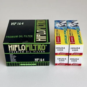 BMW R1200GS 2004-2009 Service Kit (HiFlo Oil Filter & Denso Iridium Spark Plugs) - Picture 1 of 1
