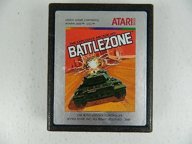 BATTLEZONE for ATARI 2600 ▪︎ CARTRIDGE ONLY, UNTESTED - Image 1 of 1