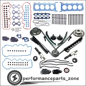 Timing Chain Cam Phaser Head Gasket Bolts Set For 2004-2011 Ford F150 5.4L 3V - Picture 1 of 12