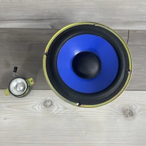 Vintage RCA Basis Reflex Samco 6 Ohm Lautsprecher 1603K473 blau mit Treiber 6,5" - Bild 1 von 11