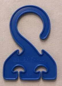 Tupperware HANG IT ALL HOOK Belt~Tie~Panty Hose~Hanger Blue New - Picture 1 of 1