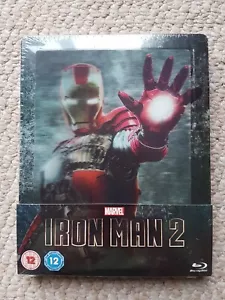 MARVEL: IRON MAN 2 (2015) UK Region B Lenticular Steelbook *NEW* - Picture 1 of 6