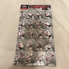 2005-06 Ohio State Buckeyes Mens Hockey 20 Card Team Set Sheet
