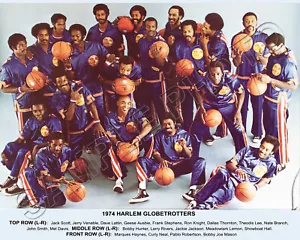1974 HARLEM GLOBETROTTERS 8X10 TEAMFOTO MEADOWLARK LEMON CURLY NEAL - Bild 1 von 1