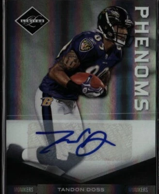 2011 Limited #198 Tandon Doss Monikers Autographs Silver #/199 - Image 1 of 2