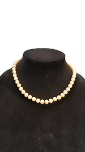 Collana di perle simulata vintage 16" - Foto 1 di 5