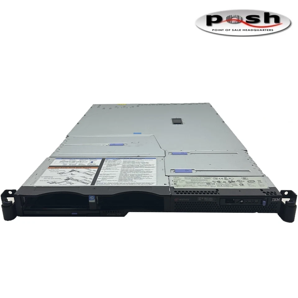 IBM eServer xSeries 336 1U Rack Server – No Hard Drives – Dual Xeon, Gigabit LAN - Image 1 of 4
