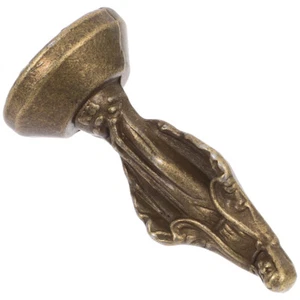 Estatua religiosa de latón miniatura escultura ornamento virgen católico - Imagen 1 de 12