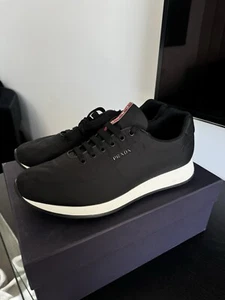 Prada Matchrace PRAX sneakers Black Size 10 - Picture 1 of 8