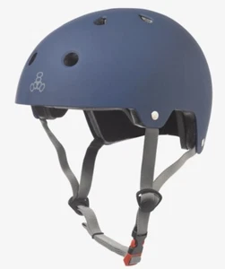 TRIPLE EIGHT HELMET TRIPLE8 DUAL CERT S/M BLUE MATTE - Picture 1 of 1