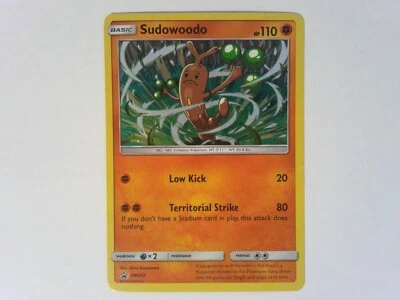 Sudowoodo - SM207 HOLO Sun and Moon Black Star PROMO  Pokemon NICE - Image 1 of 2