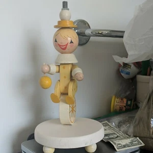 Vintage Children's Wood Lamp MidCentury Wood Lamp Base - Picture 1 of 8