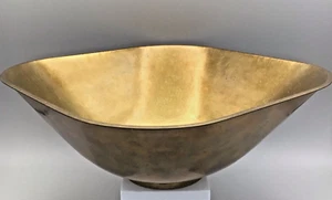 Hayno Focken (1905-1968) Bauhaus Arts Germany Handmade Brass Bowl - Picture 1 of 12