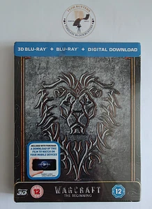 Warcraft: The Beginning (2016) Limited Edition 3D/2D Blu-ray Steelbook *REGION B - Picture 1 of 14
