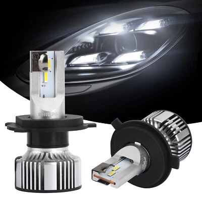 For Philips H4 Led Ultinon Essential Car White Headlight Bulbs 6500K 21W 2Pcs Foto 1 de 4