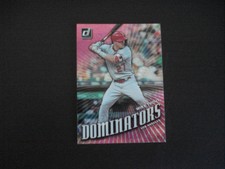 2019 DONRUSS- *DOMINATORS*- MIKE TROUT- LOS ANGELES ANGELS!