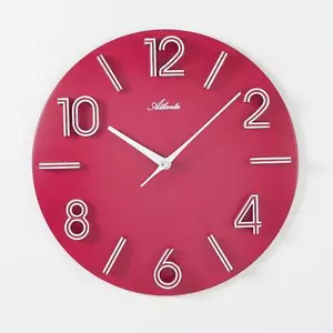Pendule murale design rose Atlanta - PR4397/1 Neuve - Imagen 1 de 1