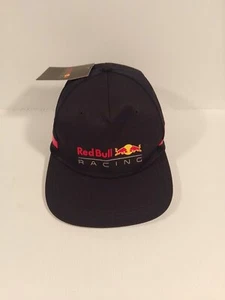 Red Bull Racing Navy Snapback Cap Hat Osfm Adult New With Tags - Picture 1 of 7