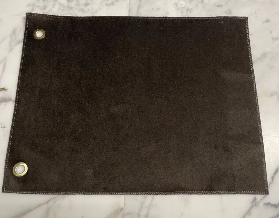 Tela de microgamuza, gamuza sintética color sólido: marrón (56" W) con respaldo suave y flexible Foto 1 de 4