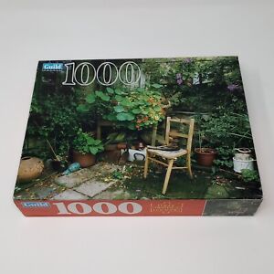 Guild My Corner Garden Nature Vintage 1000 Piece Jigsaw Puzzle Sealed New 