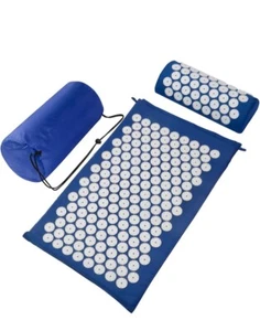 Acupressure Mat Set, Acupuncture Point Massage Pillow Muscle Relaxation New! - Picture 1 of 6