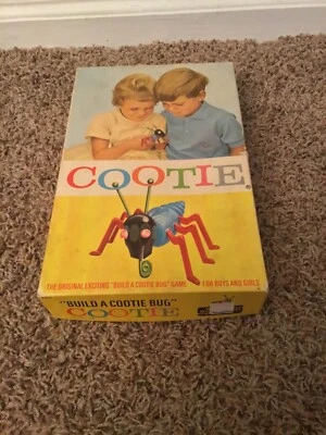 Vintage 1966 Schaper Cootie The Original Exciting Build A Cootie Bug Game - Image 1 of 4