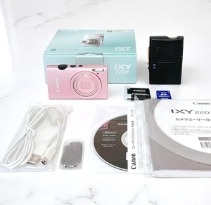 Canon IXY 220F Pink PowerShot ELPH 110 HS IXUS 125 HS Digital Camera w/ Box - Picture 1 of 21