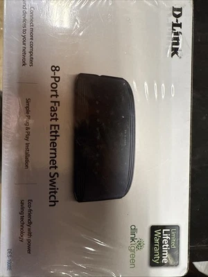 D-Link 8 Port fast Ethernet Switch  - Image 1 of 3