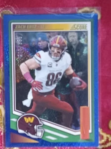 Zach Ertz 2025 Score NFL Football BLUE Parallel #218/399 Washington Commanders - Picture 1 of 1