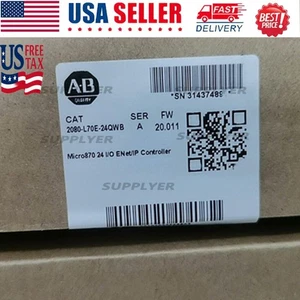 Allen-Bradley Micro870 2080-L70E-24QWB Ethernet I/P Controller USA kostenlose Steuer - Bild 1 von 4