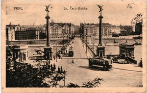 CPA Carte Postale Tchéquie Prague Cech-Brücke 1913 VM99937ok - Picture 1 of 2