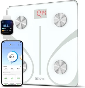 RENPHO Körperfettwaage Bluetooth, Digitale Körpergewicht Personenwaage Wiegen - Bild 1 von 7