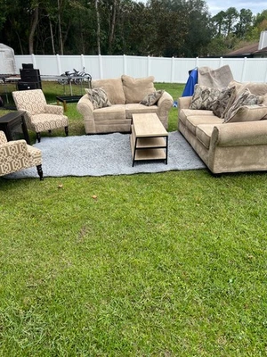  juego muebles salón usado Foto 1 de 3