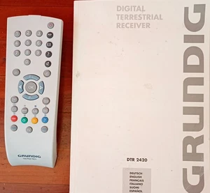 Fernbedienung Grundig Pilot 765S und Bedienungsanleitun DTR 2420 - Bild 1 von 1