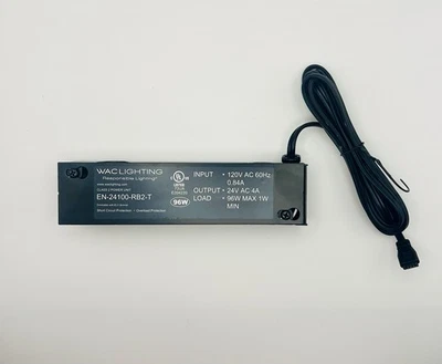 Unidad de alimentación Wac Lighting 96W 24V AC Clase 2 Modelo EN-24100-RB2-T Foto 1 de 4