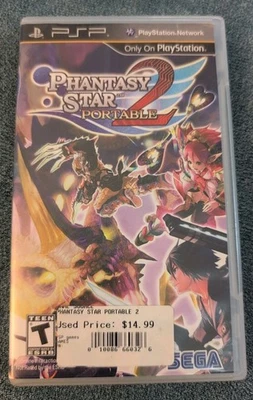 Phantasy Star Portable 2 (Sony PSP, 2010) No Manual - Image 1 of 4