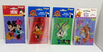 Escolha UM Adesivo Lenticular Sandylion BUGS BUNNY Mickey Mouse TIGRE Patolino Pato - Imagem 1 de 4
