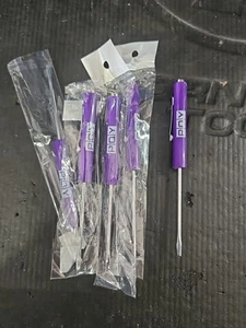 5 Piezas Destornillador de Bolsillo Imán Fuerte Hoja Plana Púrpura PQY Mecánica Automotriz - Imagen 1 de 5