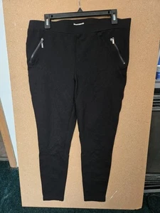 Matty M Nero Vestito Pull Over Pantalone Elasticizzato Taglia Xl. - Foto 1 di 7