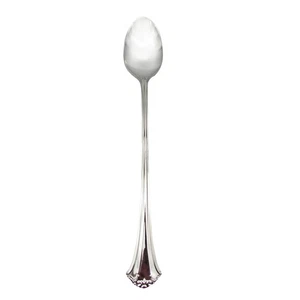 Reed & Barton Country French 18/10 Stainless Steel Iced Beverage Spoon - Foto 1 di 5