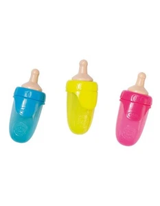 Zapf Creation Baby Born Doll Bottle with Cap Neon Colours - Choose from 3 - Picture 1 of 4