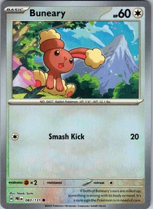 Buneary Masterball 083/131 SV: Prismatic Evolutions Common - NM - Picture 1 of 2