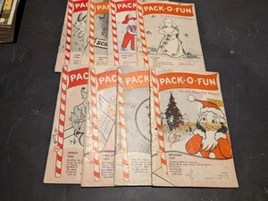 Set of 8 Issues of Pack-O-Fun Magazine 1960s - Imagen 1 de 14