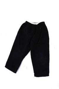 Oscar de la Renta Boys Elastic Waistband Straight Corduroy Pants Blue Size 4 - Picture 1 of 5