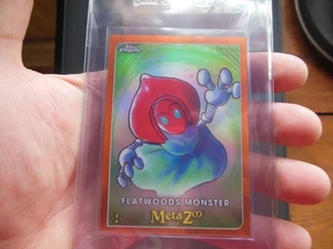 Tarjeta refractor naranja MetaZoo Topps Flatwoods Monster Cold 14/25 - Imagen 1 de 2