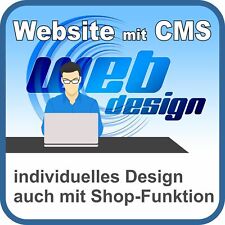 Angebot  Eigene Homepage - Webdesign - Website mit CMS - auch mit Shopsystem