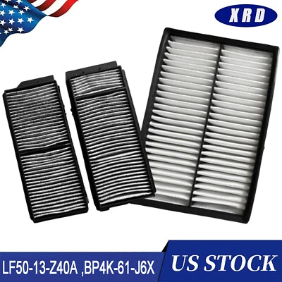 Engine & Carbonized Cabin Air Filter For 2004-2009 Mazda3 & 2006-2017 Mazda 5 Foto 1 de 4